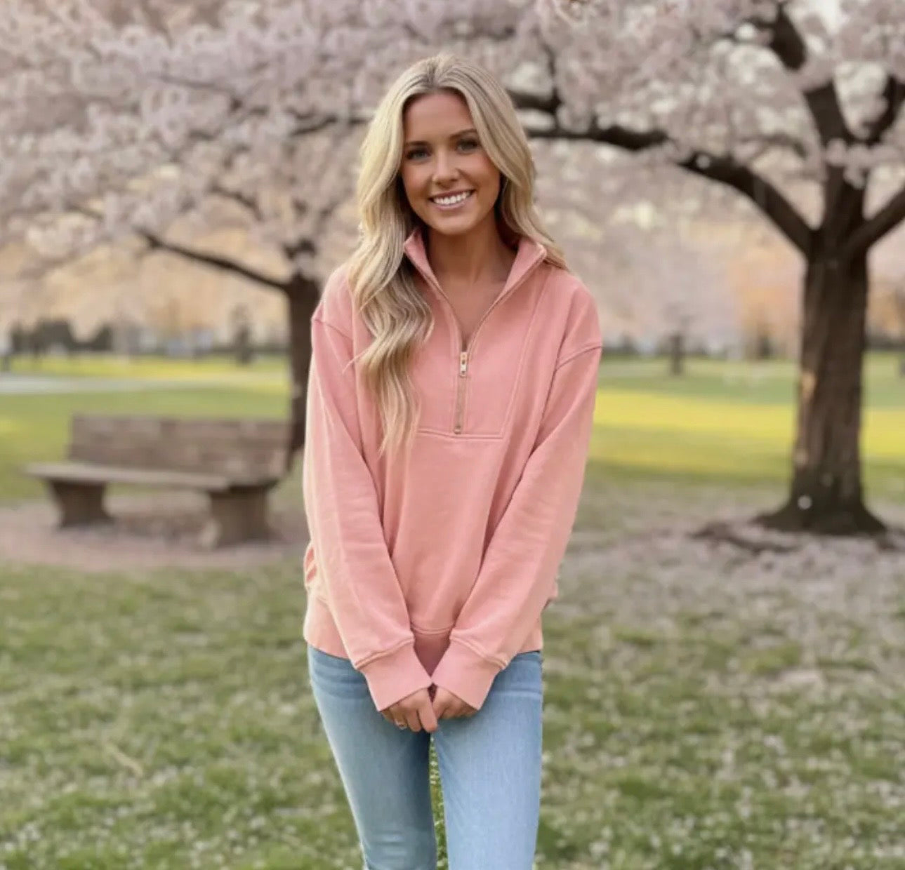 Spring Gray Sweatshirt