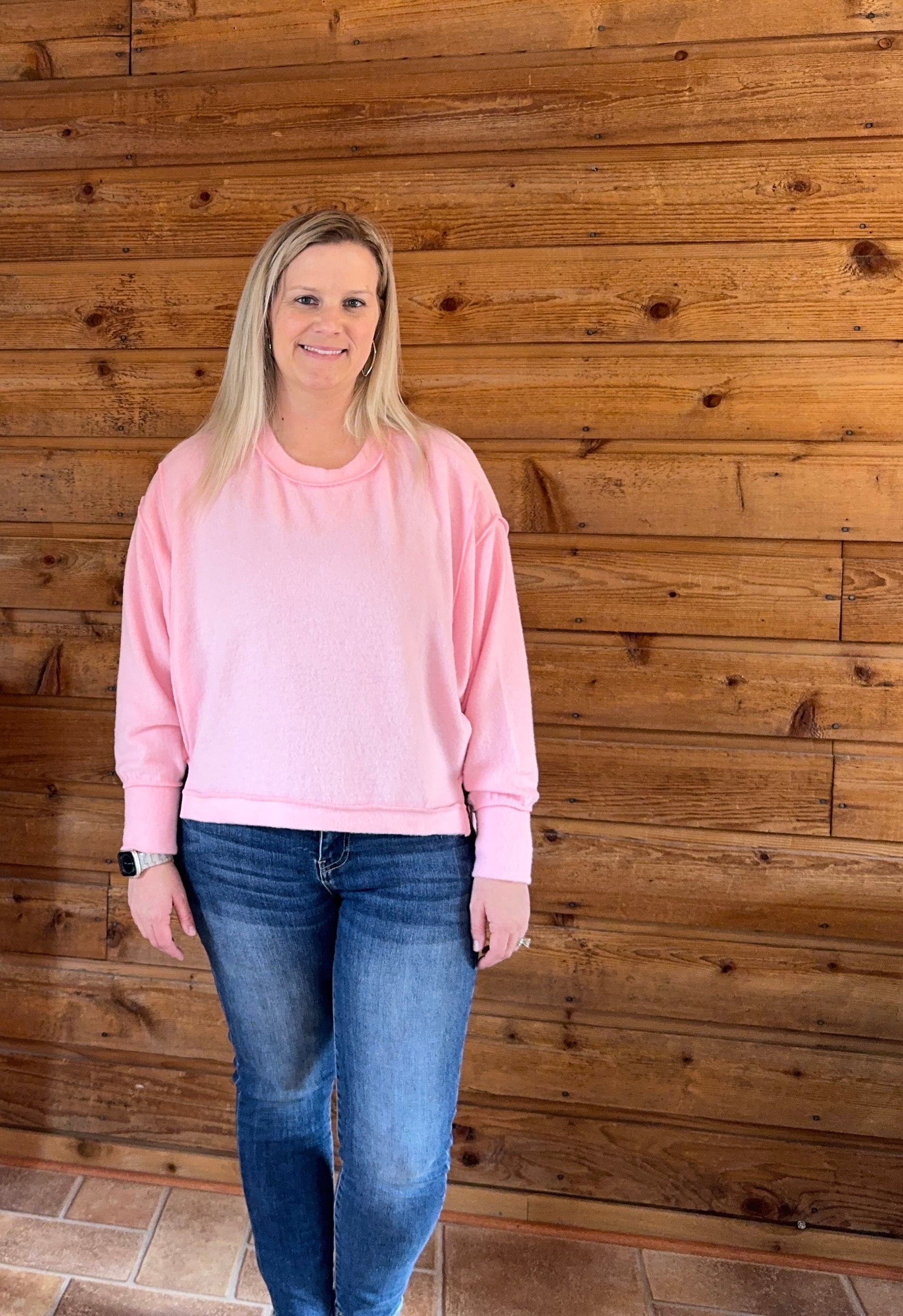 Rosewater Sweater - Soft Pink