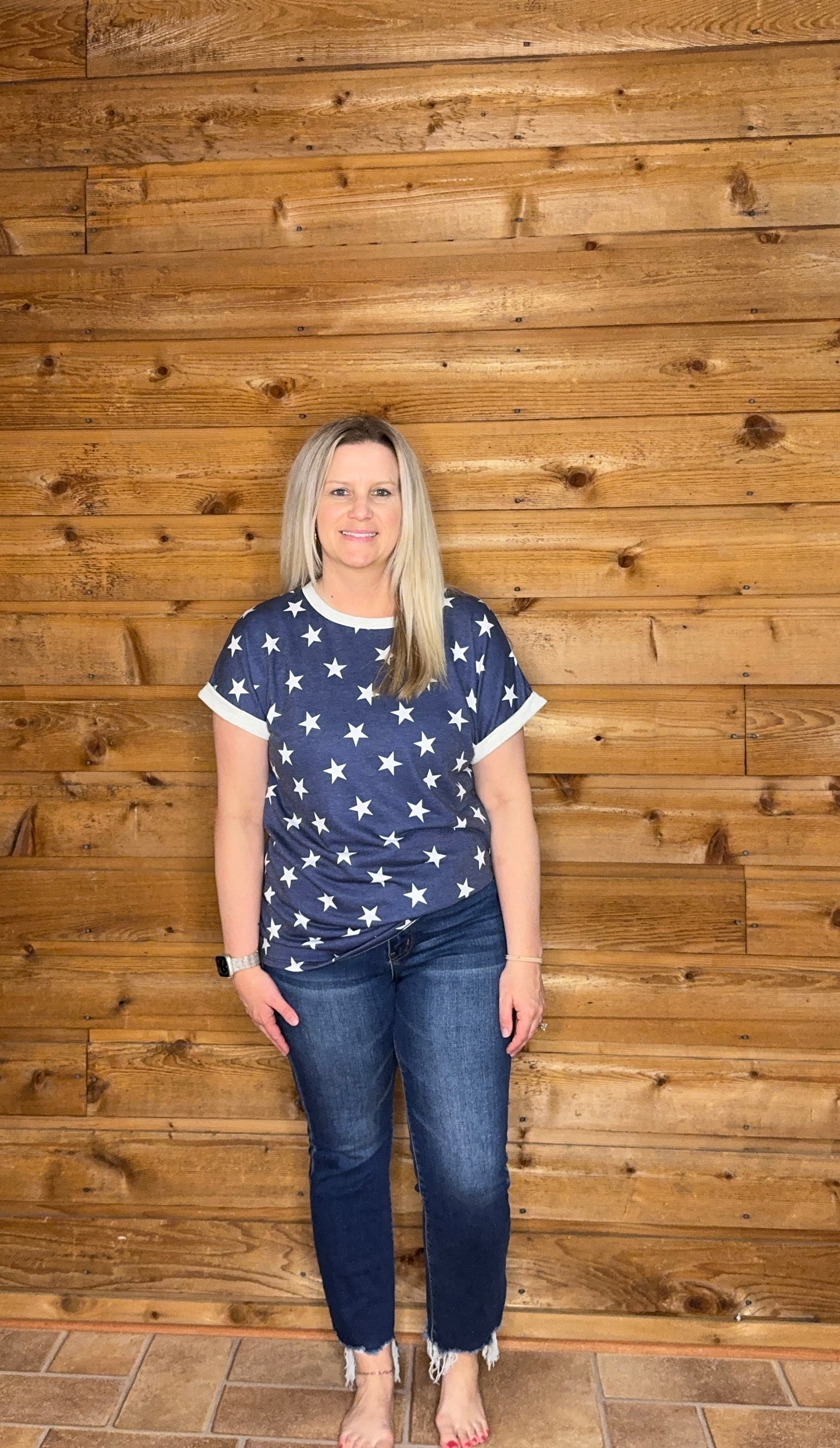 Patriotic Star Top