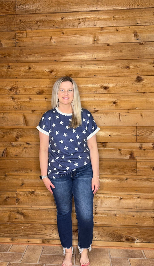 Patriotic Star Top
