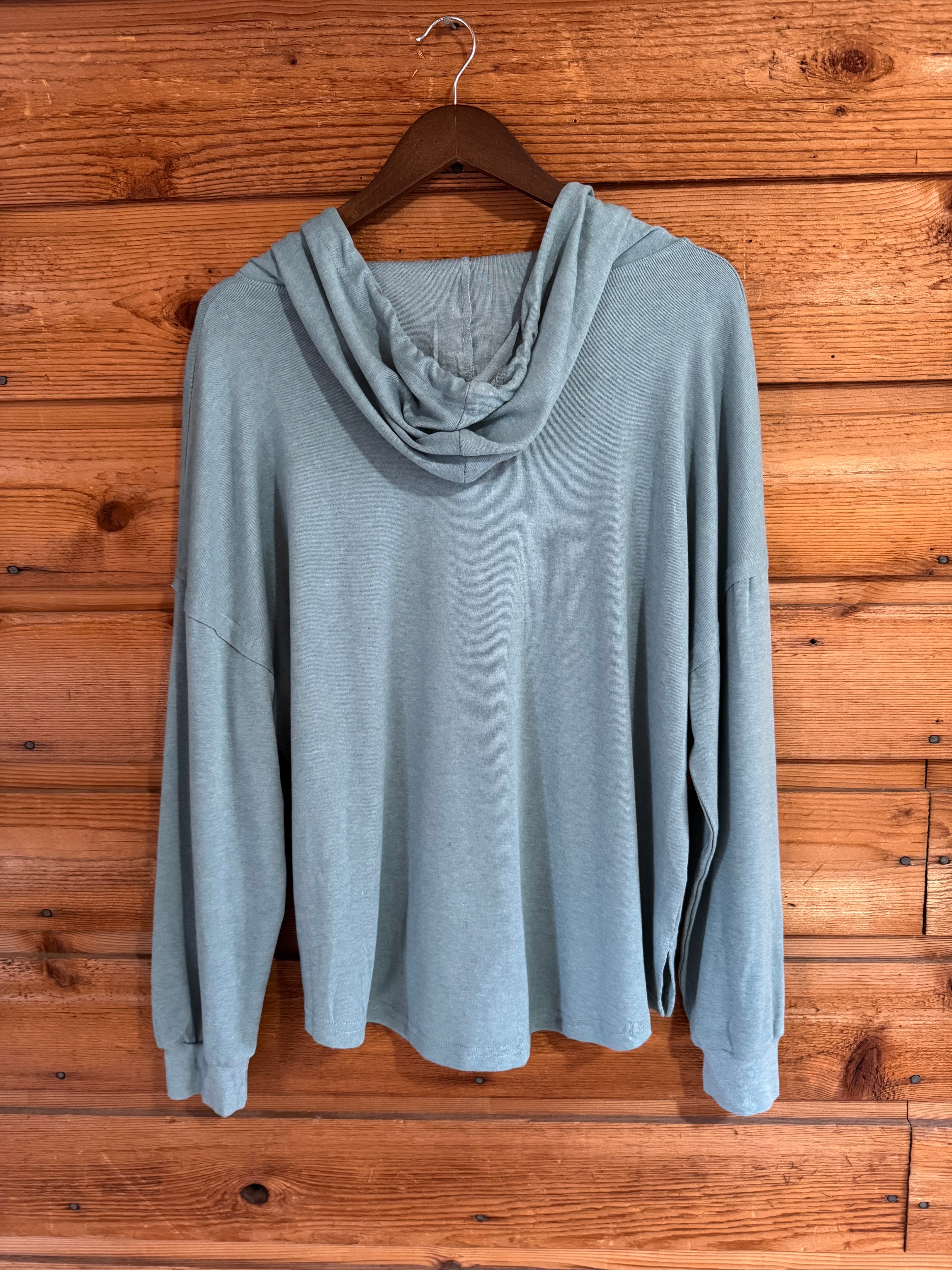 Hooded t-shirt - teal