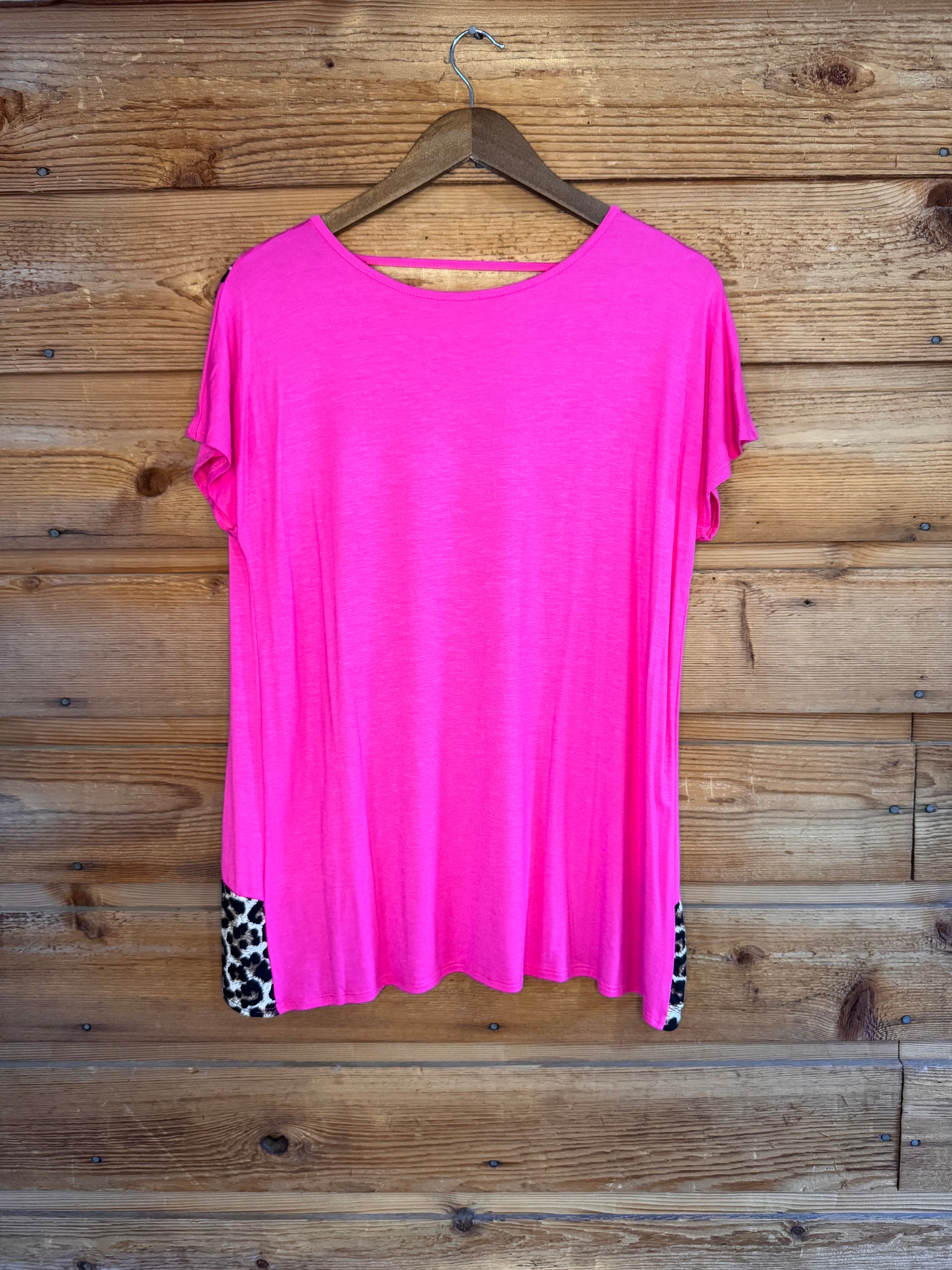 Leopard Open Back Top