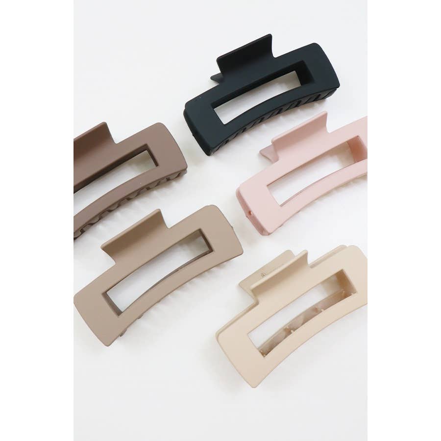 Neutral Color Matte Hair Clip