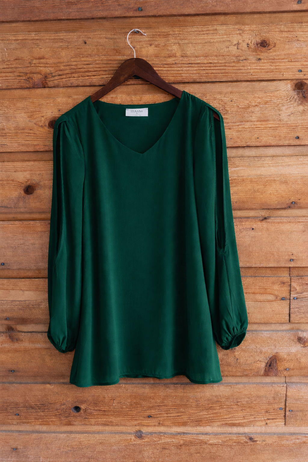 Chiffon Open Sleeve Top