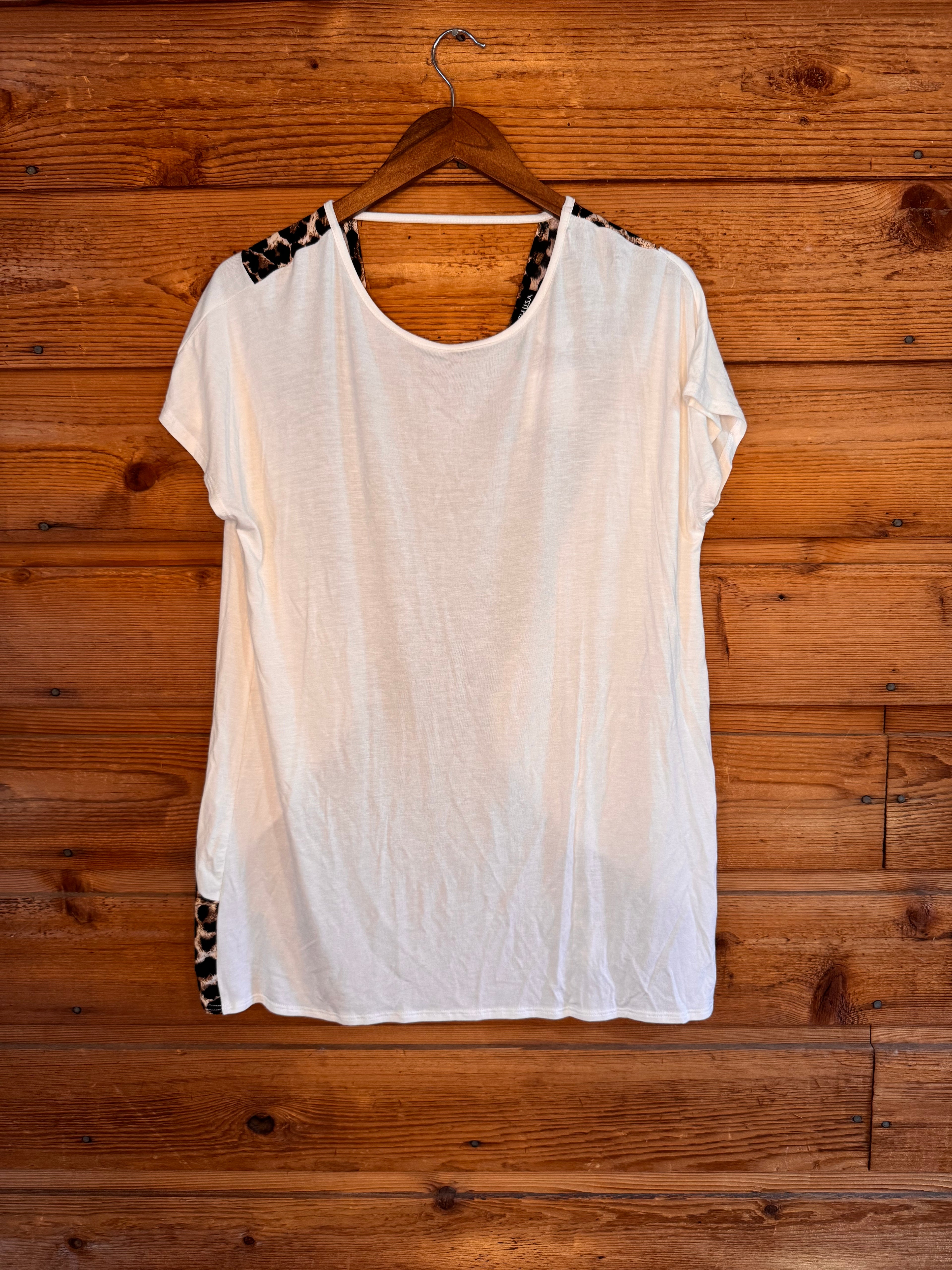 Leopard Open Back Top