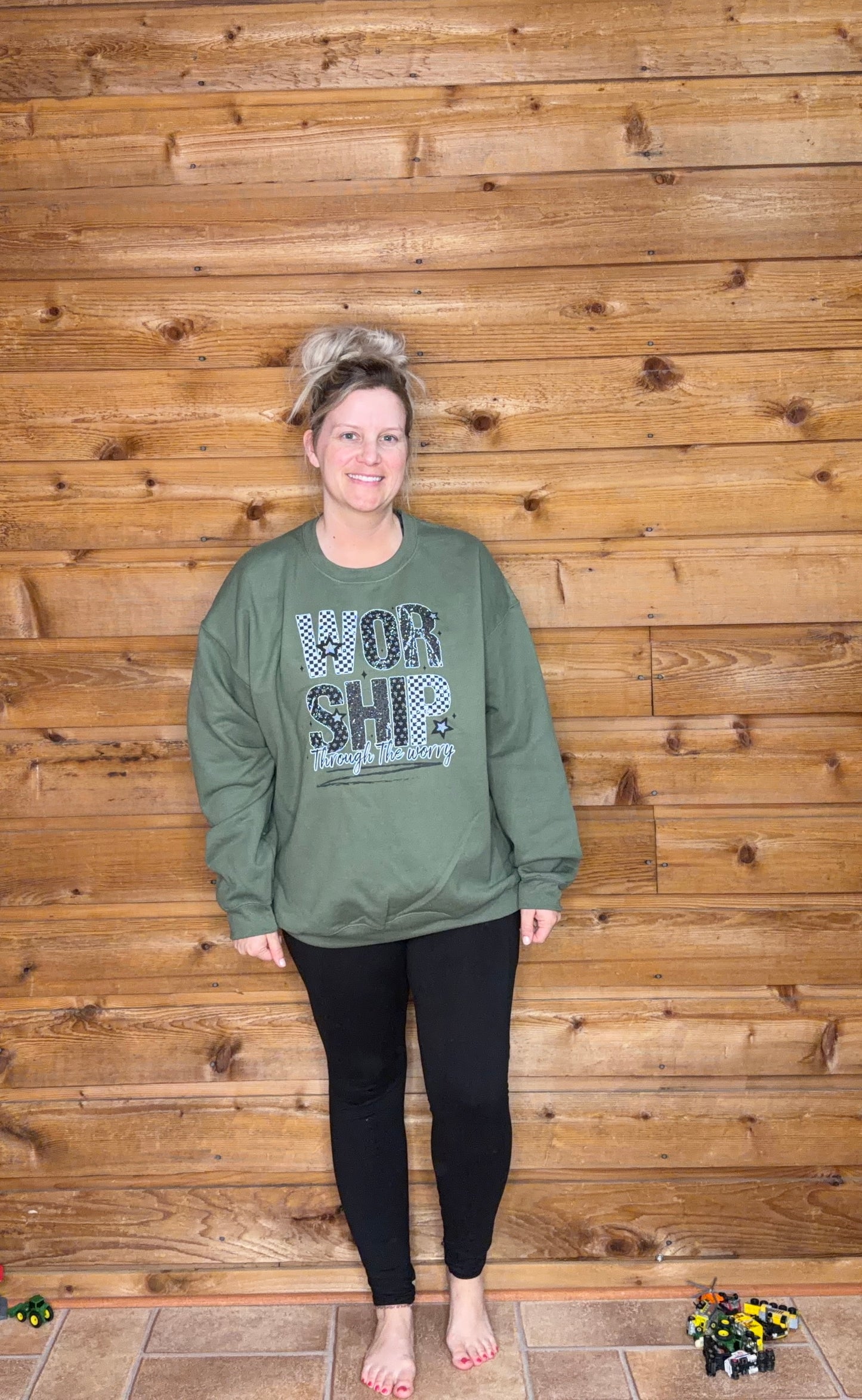 Worship Through The Worry Sweatshirt