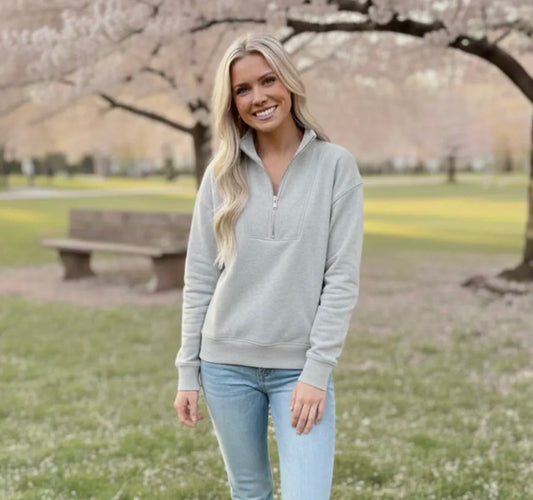 Spring Gray Sweatshirt