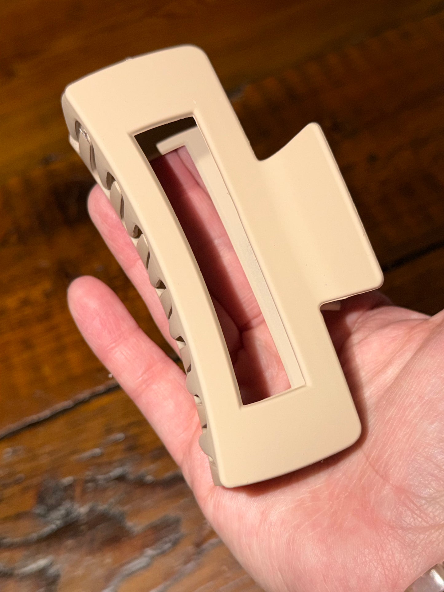 Neutral Color Matte Hair Clip