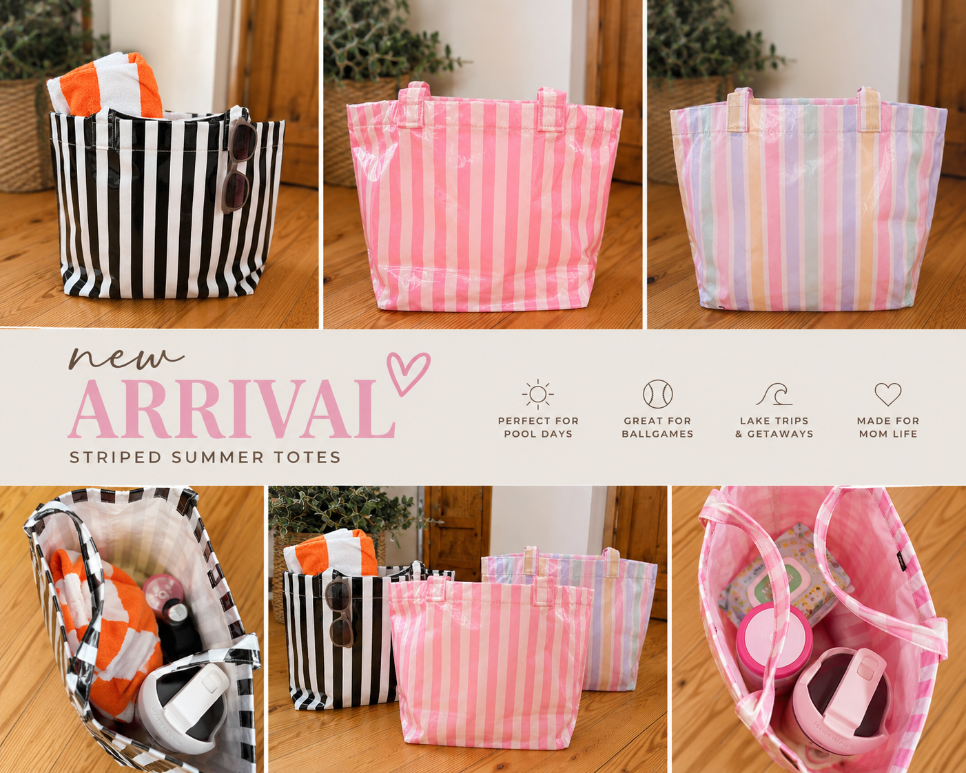 Striped Summer Tote